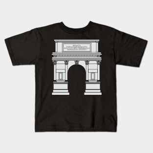 Arch of Titus (silver) Kids T-Shirt